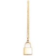 thumbnail image 2 of Collier de Couple Collier Pendentif en Forme de Serrure Classique Délicatement Simple Long Collier Choker Femmes Bijoux, 2 of 5