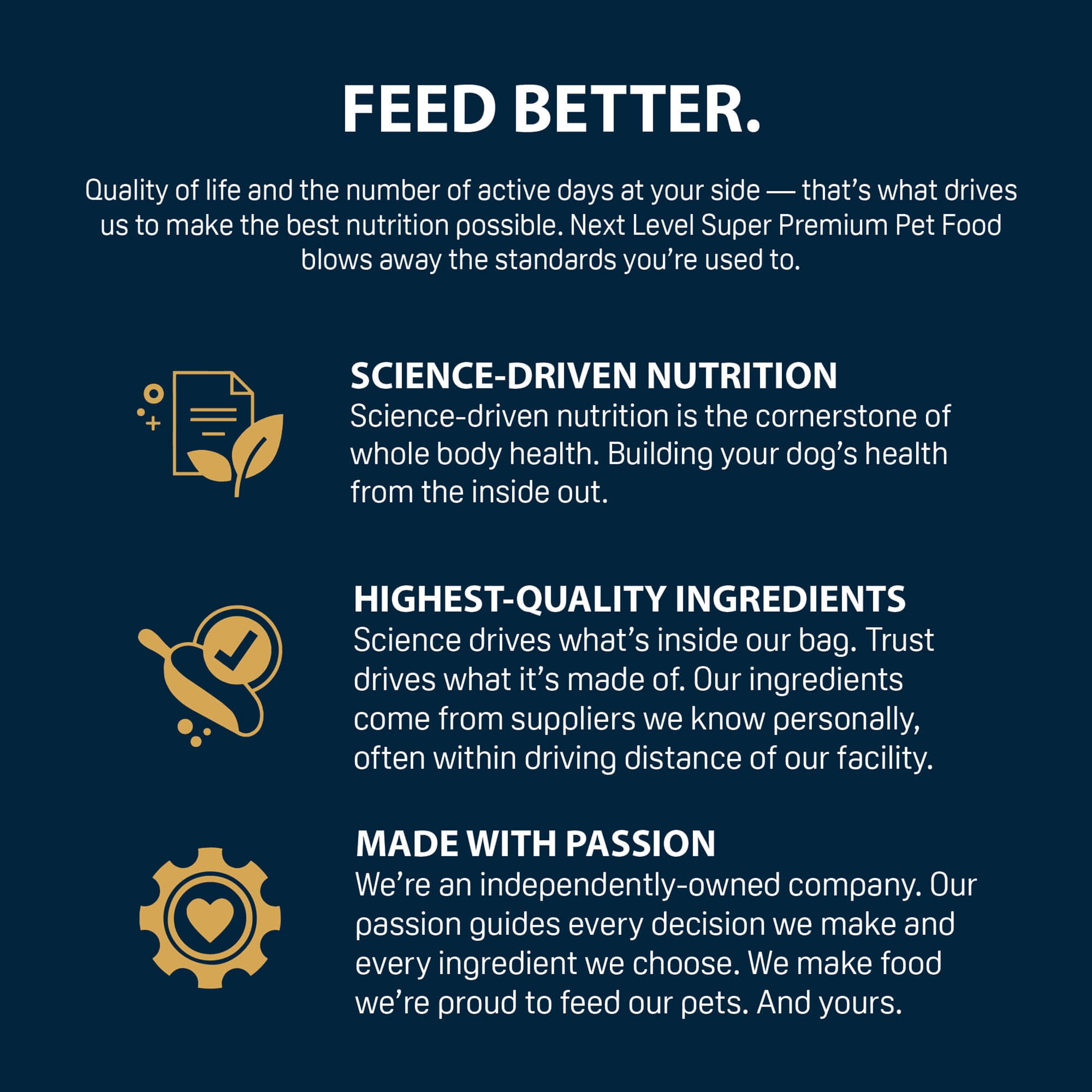 Next Level Performance Plus™, For Active Adult Dogs, Joint Support, Beef-Chicken-Pork-Fish Flavors, Dry Dog Food, 40 lbs