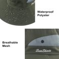 thumbnail image 5 of Womens Summer Sun Hat Wide Brim Outdoor UV Protection Hat Foldable Ponytail Bucket Cap for Beach Fishing Hiking, 5 of 5