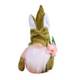 thumbnail image 2 of Easter Bunny Gnome Spring Gift, 9 Inch Easter Gnome Decoration for Home Centerpiece, Swedish Tomte Elf Plush, Cute Faceless Dwarf Ornament, 2 of 6