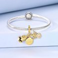 thumbnail image 4 of Golden Faith Charm Silver Plated Charm, 4 of 7