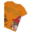 thumbnail image 2 of Ed Hardy Boys' Bulldog T-Shirt Color: orange Size: 10 - 12, 2 of 3