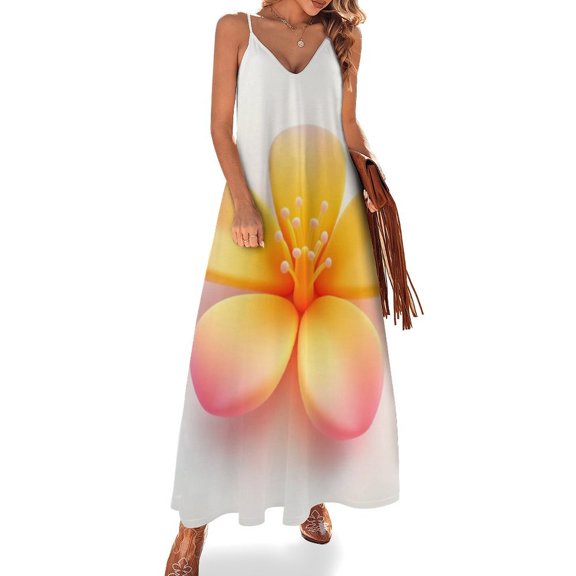 Flower Sleeveless Dress Loose Women's Dress Dresses Luxury Evening Dresses