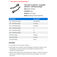 thumbnail image 2 of Front Outer Tie Rod Set - Compatible with 2014 - 2020 Nissan Rogue 2015 2016 2017 2018 2019, 2 of 2