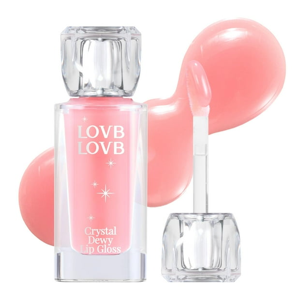 Brillo de labios LOVB LOVB Crystal Dewy Lightweight 5 ml Pink