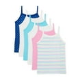 thumbnail image 2 of Pink Label Girls Cami Undershirts 6-Pack, Sizes S-XL, 2 of 4