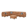 thumbnail image 7 of Devion Furniture Bouke Artificial Leather Modular Sofa Sectional With Ottoman, 7 of 7
