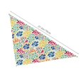 thumbnail image 3 of Naloa Cartoon Flowers Dog Bandanas 1PC Washable Triangle Dog Scarfs Premium Durable Fabric, for Small Medium Large Dogs and Cats, 3 of 6