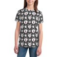 thumbnail image 3 of Wukai Husky Youth Unisex Short Sleeve T-Shirt for Boys, Girls, Teens, and Kids-X-Small, 3 of 7