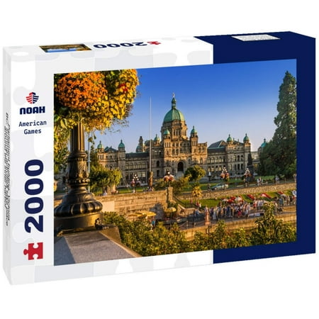 Noah Jigsaw Puzzle Parliament building, Victoria, BC; summer activities take place around the inner harbor 2000 Pieces