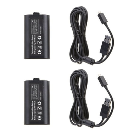 1/2pcs Lithium Polymer Battery with USB Charging Cable for ONE XSX Wireless Game