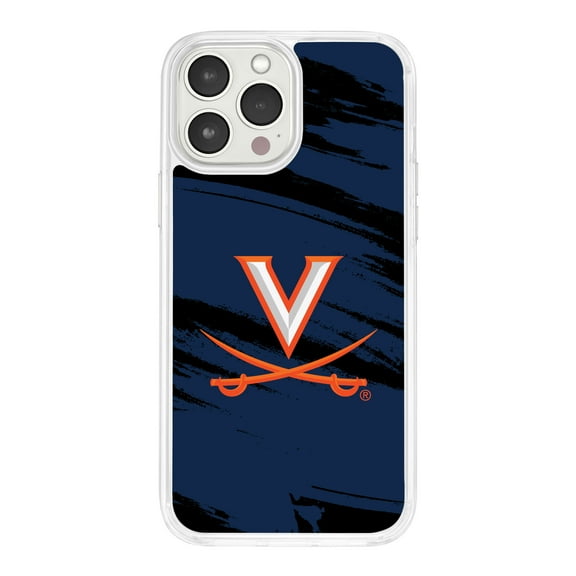 Virginia Cavaliers HD Phone Case Compatible with MagSafe Apple iPhone 16 Pro Max (Paint Stripe) by Affinity Bands