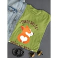 thumbnail image 3 of Welsh Corgi Butts Drive Me Nuts T-Shirt Women -Image by Shutterstock, Female 5X-Large, 3 of 4