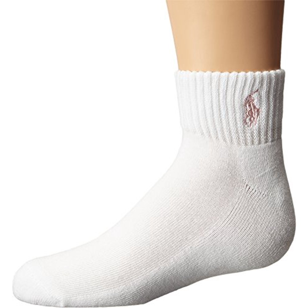 Polo Ralph Lauren Polo Girls Socks in Quarter High with Polo Player