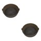 thumbnail image 1 of Advancent Freidora de aire, olla de silicona, revestimientos antiadherentes reutilizables, bandeja para asar, verduras, cestas de pollo, utensilios para gris 2piezas Advancent CBP090108, 1 of 6