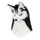 thumbnail image 4 of Sombrero de cabeza de lobo de Husky, accesorio para cosplay, sombrero con cabeza de animal para actividades al aire libre Blanco y negro, 4 of 9