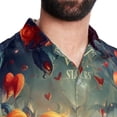 thumbnail image 5 of Love Men's Casual Hawaiian Button Down Short Sleeve Summer Beach Printed Shirt, 5 of 6