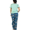 thumbnail image 2 of Lazy One Women's Pajama Set, Short Sleeves with Cute Prints, Relaxed Fit, Moody in the AM, 2 of 7