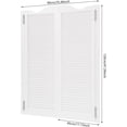 thumbnail image 2 of Cafe Swinging Doors Wood Saloon Doors, 36" x 48" Modern Swinging 2-Half Door Bar Doors Entrance Partition for Hallway Kitchen Doorway Bars Gardens Restaurants, 2 of 18