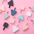 thumbnail image 1 of 5pcs Adhesive Hooks Cute Key Hooks Double-sided Adhesive Square Key Placement Classification For Entryway Door Bathroom Kitchen, 1 of 6