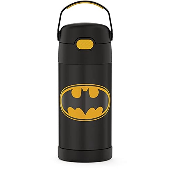 Botella con Sorbete de Acero Inoxidable THERMOS FUNTAINER 12 Onzas Batman
