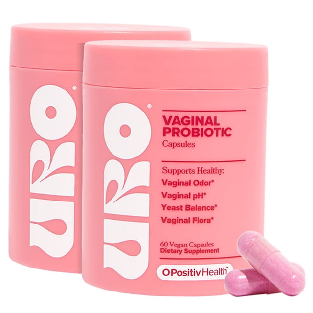 1Set URO Kit de Cuidado Vaginal para Mujeres – Probióticos Vaginales (60 Unidades) + Cremas Desodorantes, Prebióticos + Lactobacilos, Equilibra el pH, Apoya la Flora y Controla el Olor
