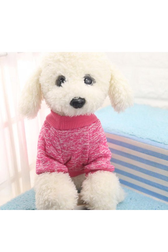 New Clothes For Pet Dogs Soft Comfortable Autumn Winter Wram Fashion Classic Woolen Sweater Dog's Clothes 6 Color