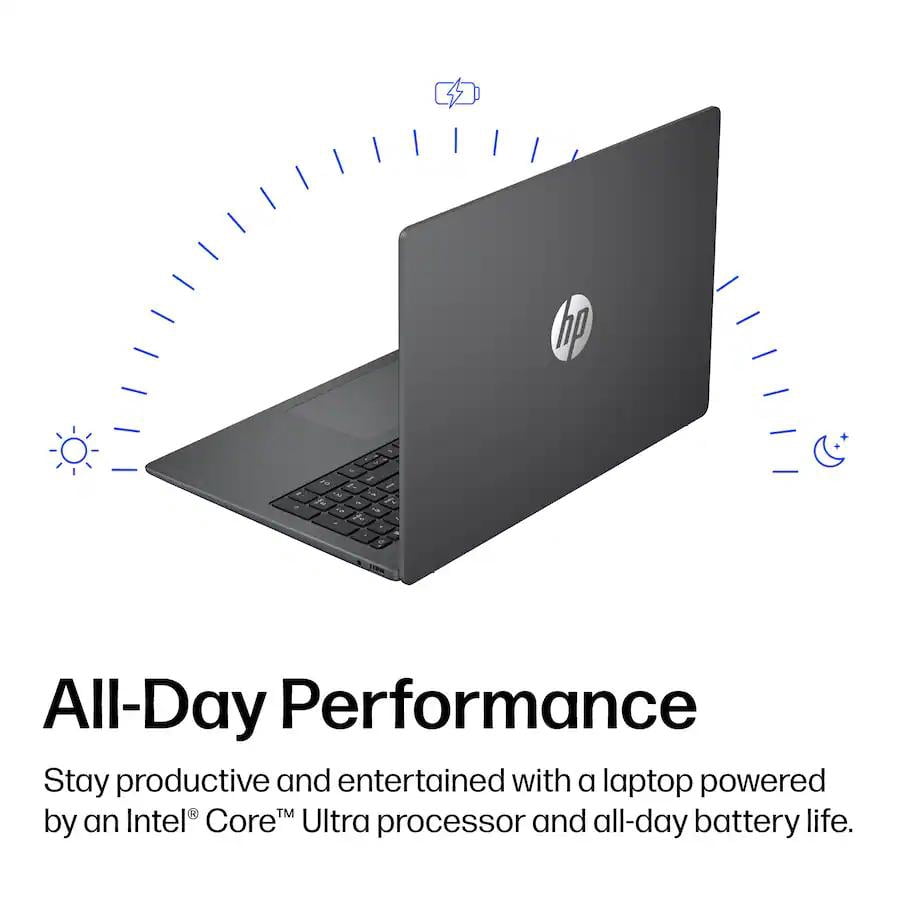 HP - OmniBook 3 16" 2K Touchscreen Laptop - Intel Core Ultra 5 (2025) - 8GB Memory - 512GB SSD - Mica Silver