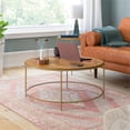 thumbnail image 2 of Pemberly Row Mid-Century Engineered Wood Coffee Table in Natural, 2 of 7