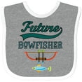 thumbnail image 3 of Inktastic Future Bow Fisher Hunting Fishing Boys Baby Bib, 3 of 4