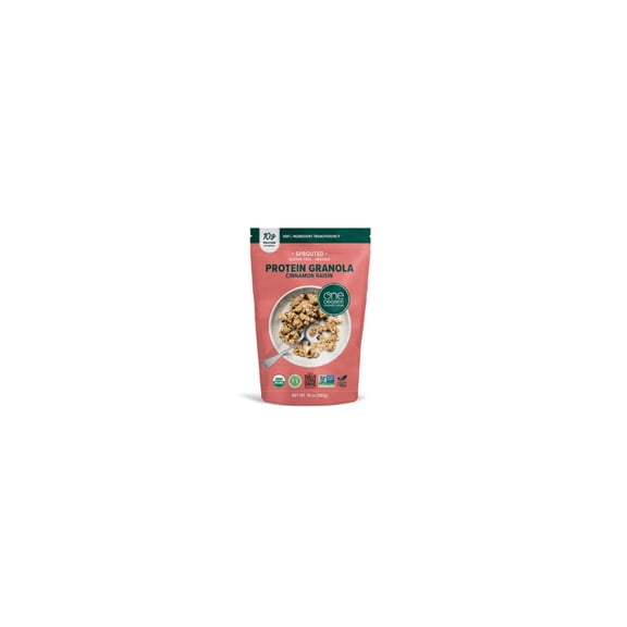 One Degree Granola, Sprouted Cinnamon Raisin, Organic - 10 oz