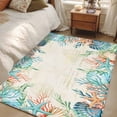 thumbnail image 4 of Area Rug for Living Room, Beige Coastal Non-Slip Indoor Large Carpet for Bedroom/Dining Room, Summer Nautical Beach Coral Starfish Washable Low-Profile Rectangle Floor Mat Runner Rugs - 2.7 x 5 Ft, 4 of 8
