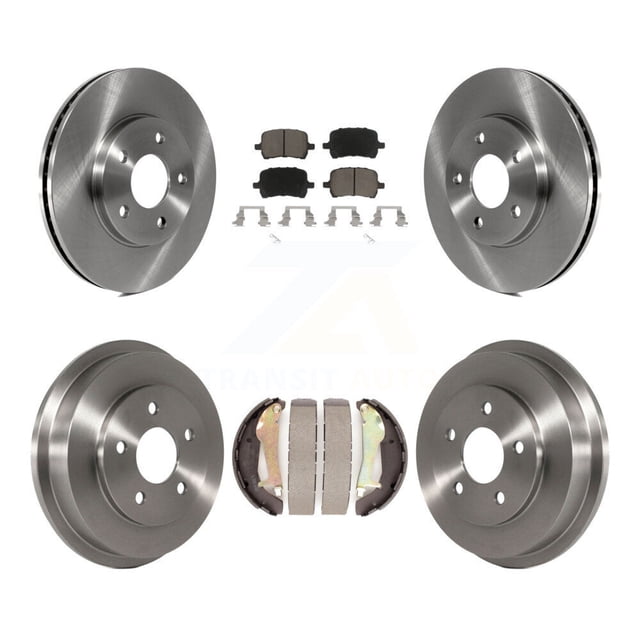 CMX Front Rear Disc Brake Rotors Ceramic Pads and Drum Kit for Car Chevrolet HHR K8C-102439