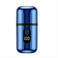 thumbnail image 4 of Mini Afeitadora Eléctrica Portátil, Recargable por USB, de Bolsillo, para Viajes, Lavable, Portátil, Inalámbrica, Color Azul, 4 of 5