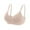 Beige, variant on Loopsun Plus Size Bras for Women, Womens Embroidered Glossy Comfortable Breathable Bra Underwear No Rims Black M