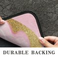 thumbnail image 6 of Pink Gold Marble Pattern Door Rugs,Washable Non Slip Door Mats Indoor,Decorative Door Mats,Entry Mat Indoor for Entrance,Bedroom,Kitchen,Bathroom,30"x17", 6 of 6
