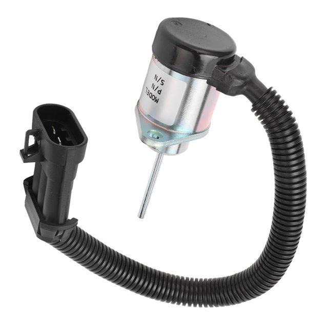 Fuel Pump Shut Off Valve, High Accuracy Replacement Safe Engine Stop Solenoid Aluminum Alloy and ABS Non Interference 6691498 for Industrial Use