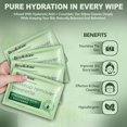 thumbnail image 5 of Brookstone Makeup Remover Wipes Single Individually Wrapped Cleanse Remove Makeup 40 Count Makeup Wipes, 5 of 7