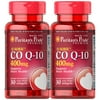 Puritan's Pride Q-SORBð Co Q-10 400 mg 30 Rapid Release Softgels (2 PACK)