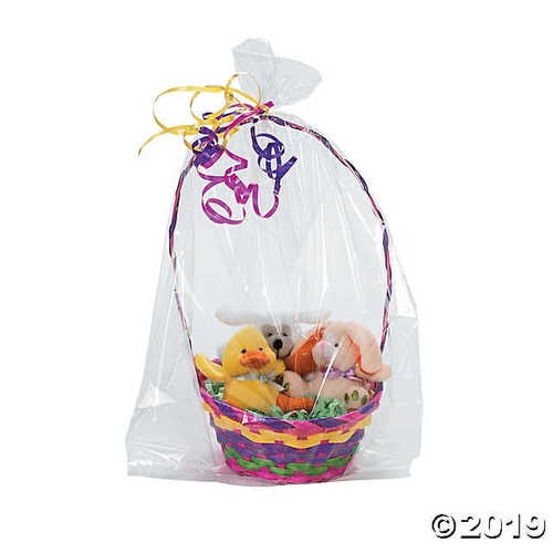 Large Clear Basket Bags