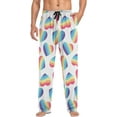 thumbnail image 4 of GZHJMY Pajama Pants for Men - Lgbt Heart, Loose Lightweight PJs Lounge Sleep Bottoms with Pockets Drawstring, Pajama Bottoms for Home and Rest, Large, 4 of 7
