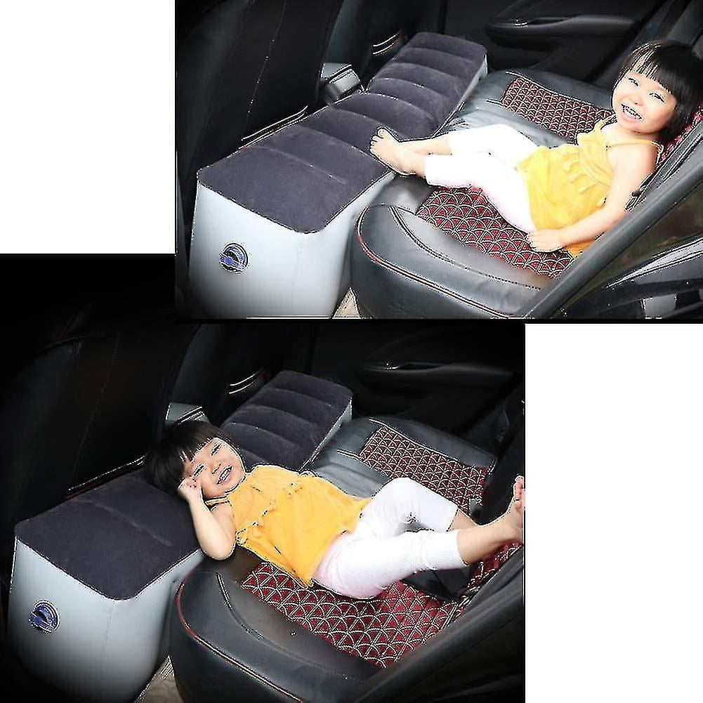 Yeater Car Inflatable Mattress Split Body Travel Back Seat Air Bed Cushion