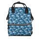 thumbnail image 1 of Disketp Sea Water Wave Mochila de Pañales de Gran Capacidad con Múltiples Bolsillos, Mochila de Viaje Multifuncional para Bebé, Unisex, Moderna y Resistente, 1 of 6