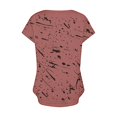 thumbnail image 5 of Fesfesfes T Shirts for Women's V-Neck Fashion Casual Short-Sleeved Spring And Summer Top Going Out Top L(US:8), 5 of 6