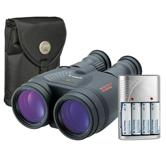 Canon 18x50 IS Image Stabilized Binocular   Batteries w/ Rapid Charger (International Version)