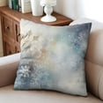 thumbnail image 7 of Snowflakes Rustic Winter Themed Throw Pillow Covers 16"x16", Set Of 2, Linen Study Sofa Cushion Cover Indoor Living Room Home Decor, 7 of 7