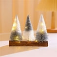 thumbnail image 2 of Mini Christmas Trees Set,Artificial Miniature Tabletop Christmas Tree Christmas Bottle Brush Trees for DIY Craft Home Table Decor, 2 of 2