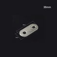 thumbnail image 2 of tooloflife 1/2/5× Metal Flat Straight Fixing Mending Corner Brace Bracket Furniture Repair Kits 36-295mm Silver, 2 of 6