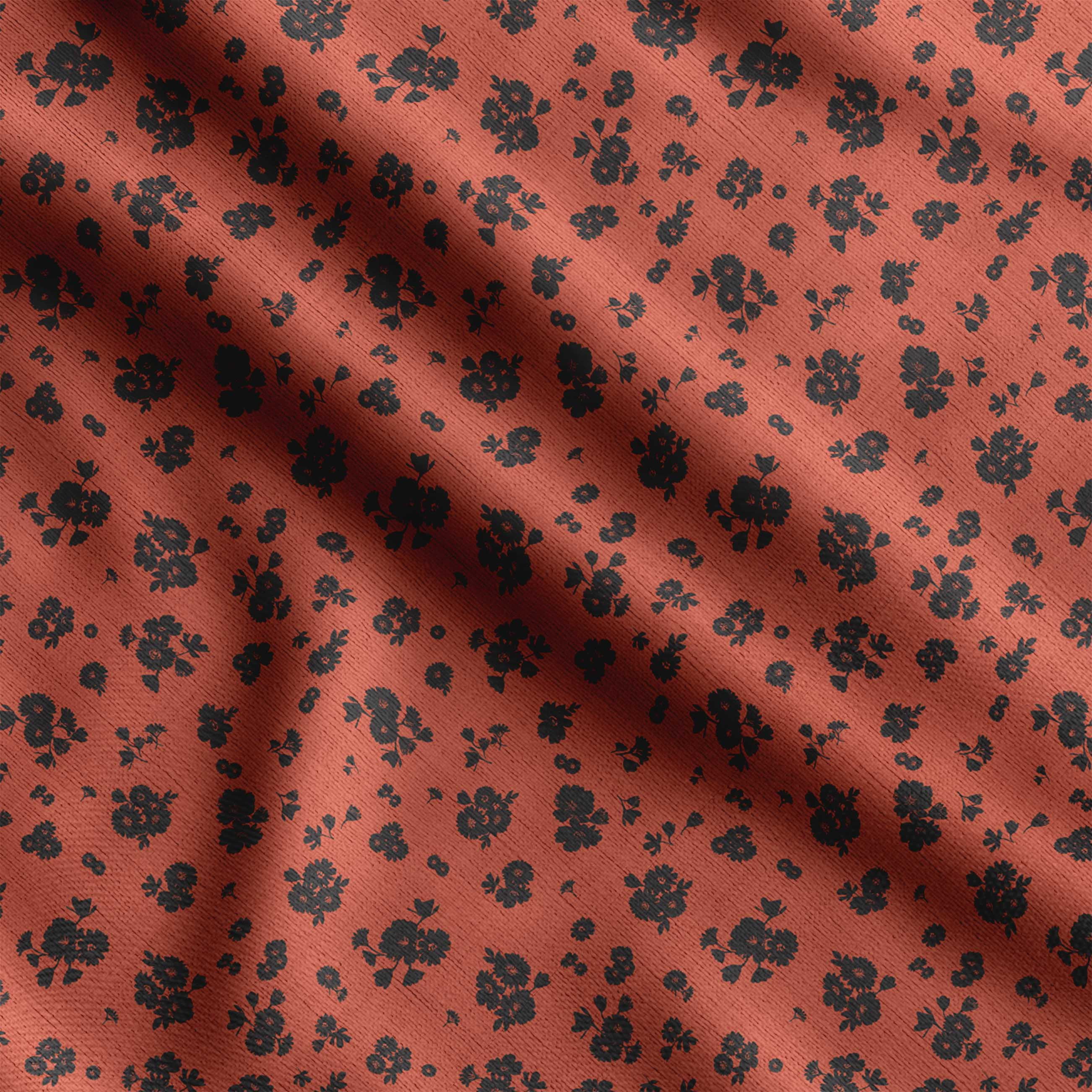 Soimoi Floral Printed,Cuddle Minky Fabric, Sewing Fabric by The Yard 56