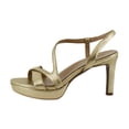 thumbnail image 2 of Naturalizer Abby Women's Heels Dark Gold Faux Leather Size 10 M, 2 of 8